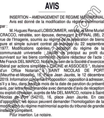Contenu publication