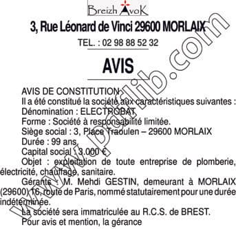 Contenu publication