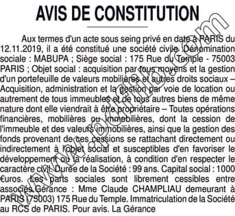 Contenu publication