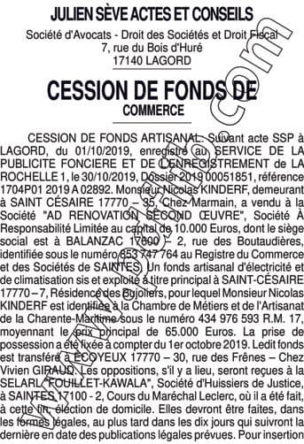 Contenu publication
