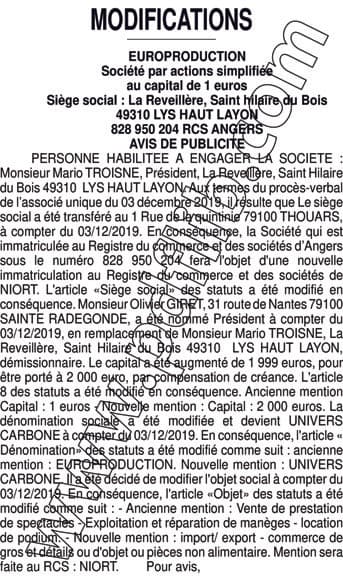 Contenu publication