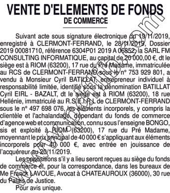 Contenu publication