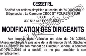 Contenu publication