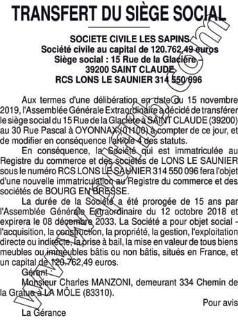 Contenu publication