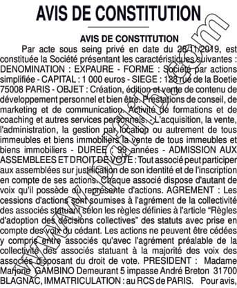 Contenu publication
