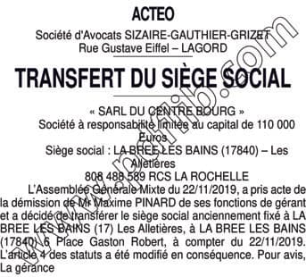 Contenu publication