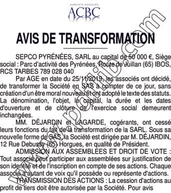 Contenu publication