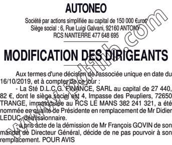 Contenu publication