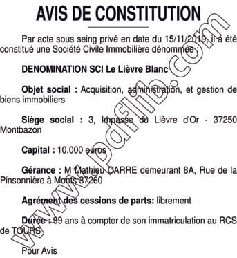 Contenu publication