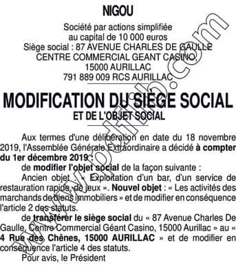 Contenu publication