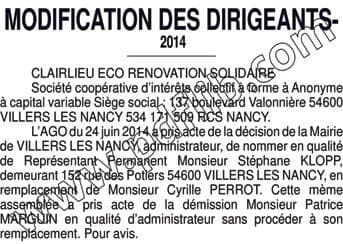 Contenu publication