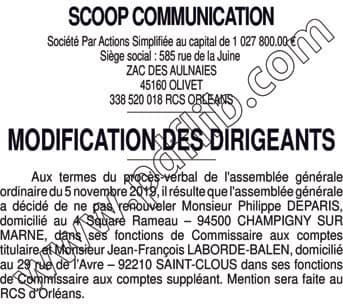 Contenu publication