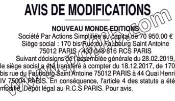 Contenu publication