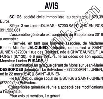 Contenu publication
