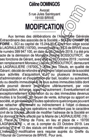 Contenu publication