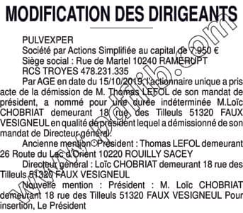 Contenu publication