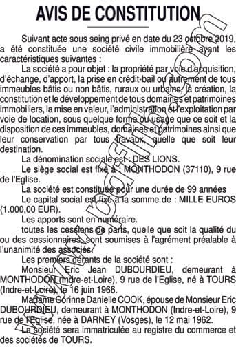 Contenu publication