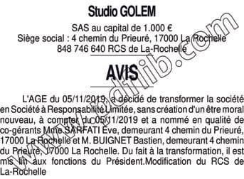 Contenu publication