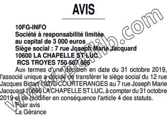 Contenu publication