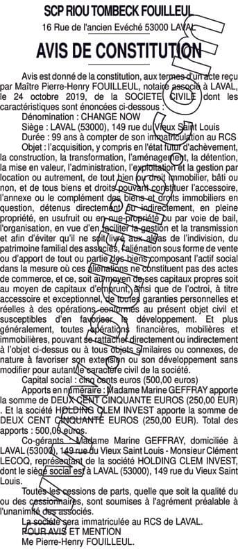 Contenu publication