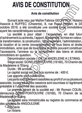 Contenu publication