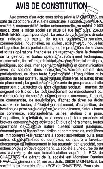Contenu publication