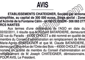 Contenu publication