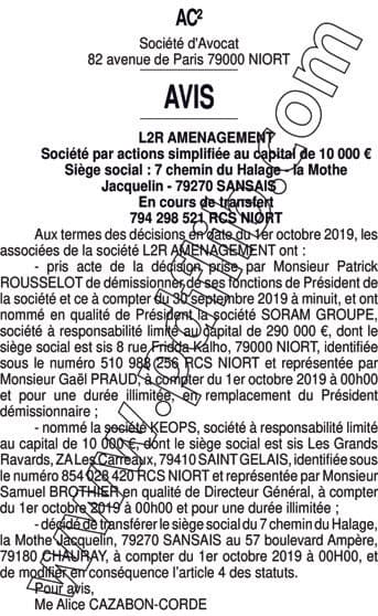 Contenu publication