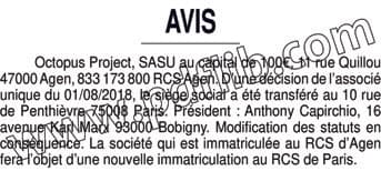 Contenu publication