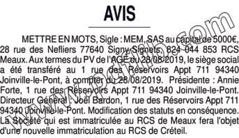 Contenu publication