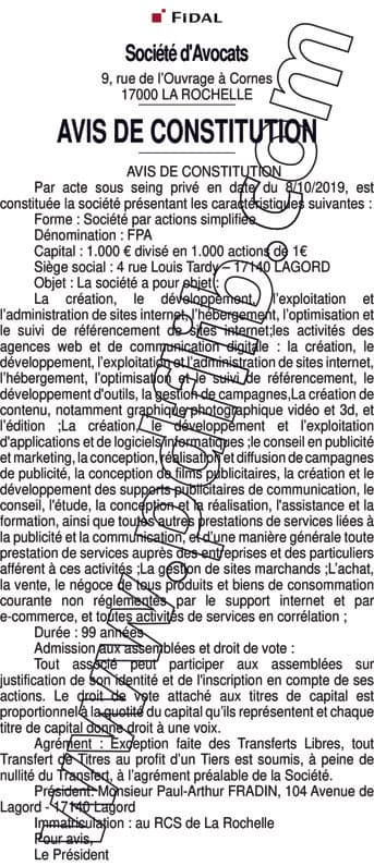 Contenu publication