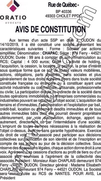 Contenu publication