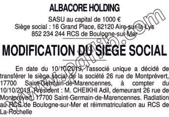 Contenu publication