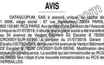 Contenu publication