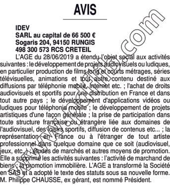 Contenu publication