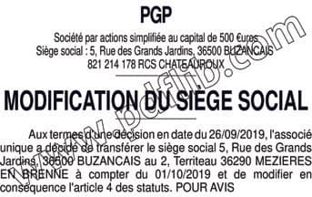 Contenu publication