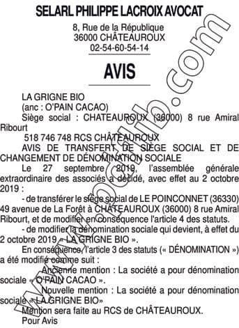 Contenu publication