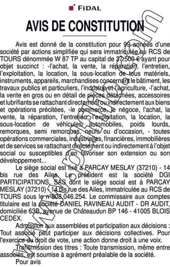 Contenu publication