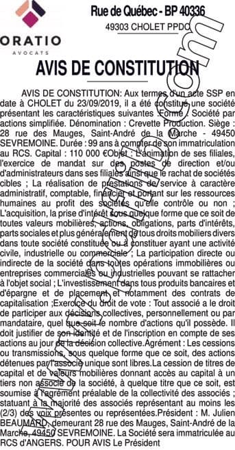 Contenu publication