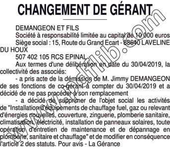 Contenu publication