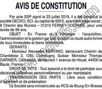 Contenu publication