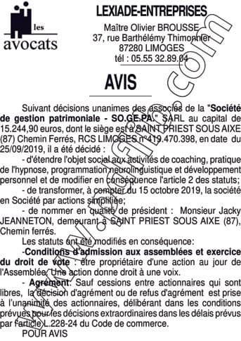 Contenu publication