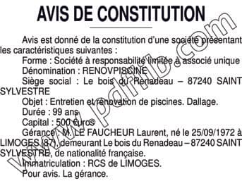 Contenu publication