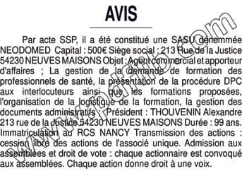 Contenu publication