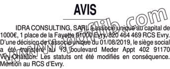 Contenu publication