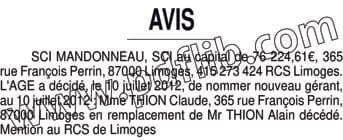 Contenu publication