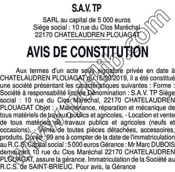 Contenu publication
