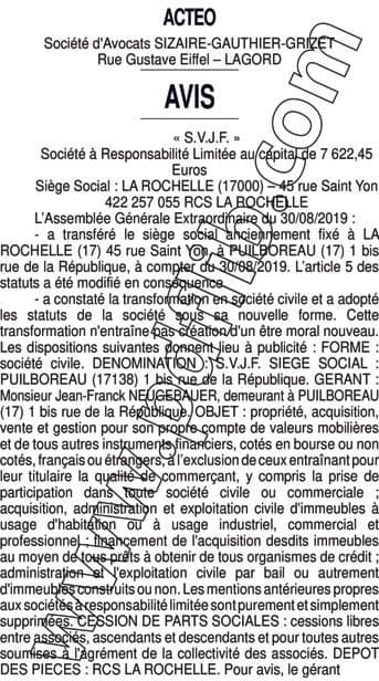 Contenu publication