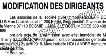 Contenu publication