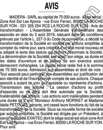 Contenu publication